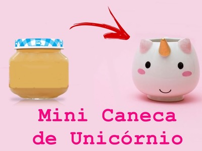 [DIY] MINI CANECA DE UNICÓRNIO ????☕ - (Unicorn Mug) | Polly Peçanha