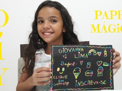 DIY - PAPEL MÁGICO ????