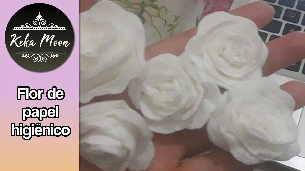 Flor de papel higiênico