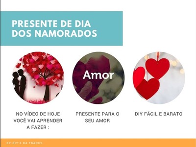 PRESENTE de DIA DOS NAMORADOS | DIY