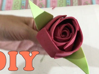 Como Fazer Rosa de EVA Passo a Passo Fácil e Simples -  DIY Artesanato
