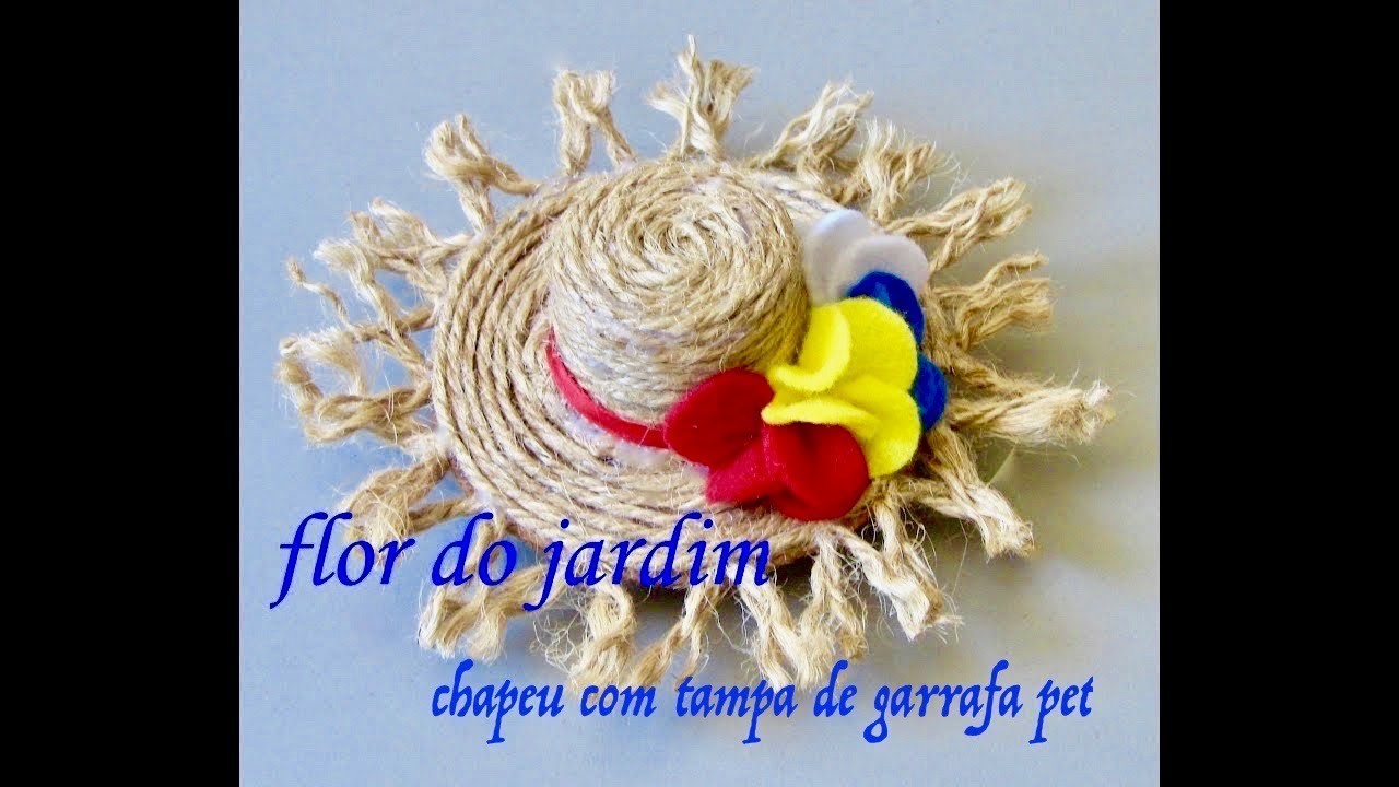 DIY - Chapeu caipira para festa junina  - DIY - How to make a hat