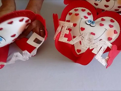 DIY: Lembrancinha Dia dos Namorados Fofura de Coração.