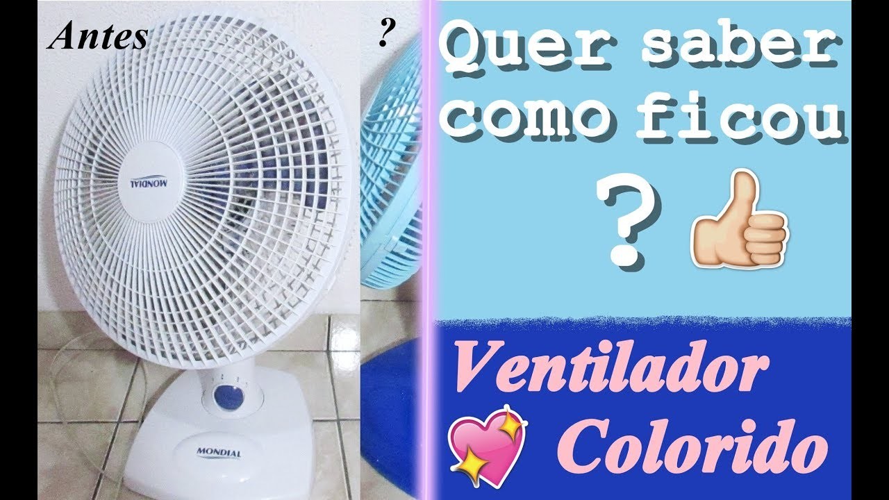 DIY: Ventilador Colorido | Por Vaan Rabelo