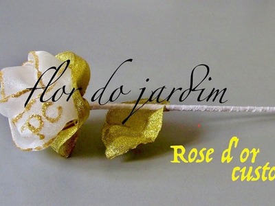 Rosa de  OURO  Personalizada -pink gold personalized