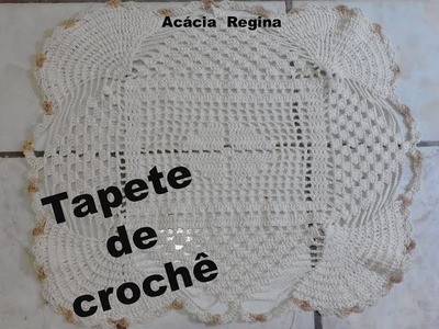 Tapete de Crochê - Passo a passo | por Acácia Regina Crochê