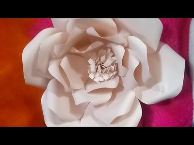 #1 DIY - passo a passo flor de papel - para decoração