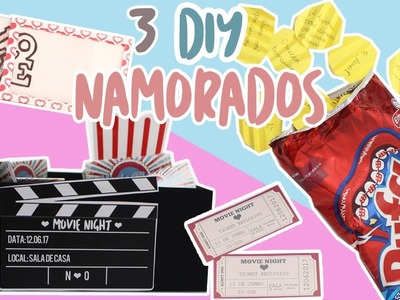 3 DIY: Presentes Barato para o Dia dos Namorados | Box Cinema, Cartão Mágico e Batata Surpresa
