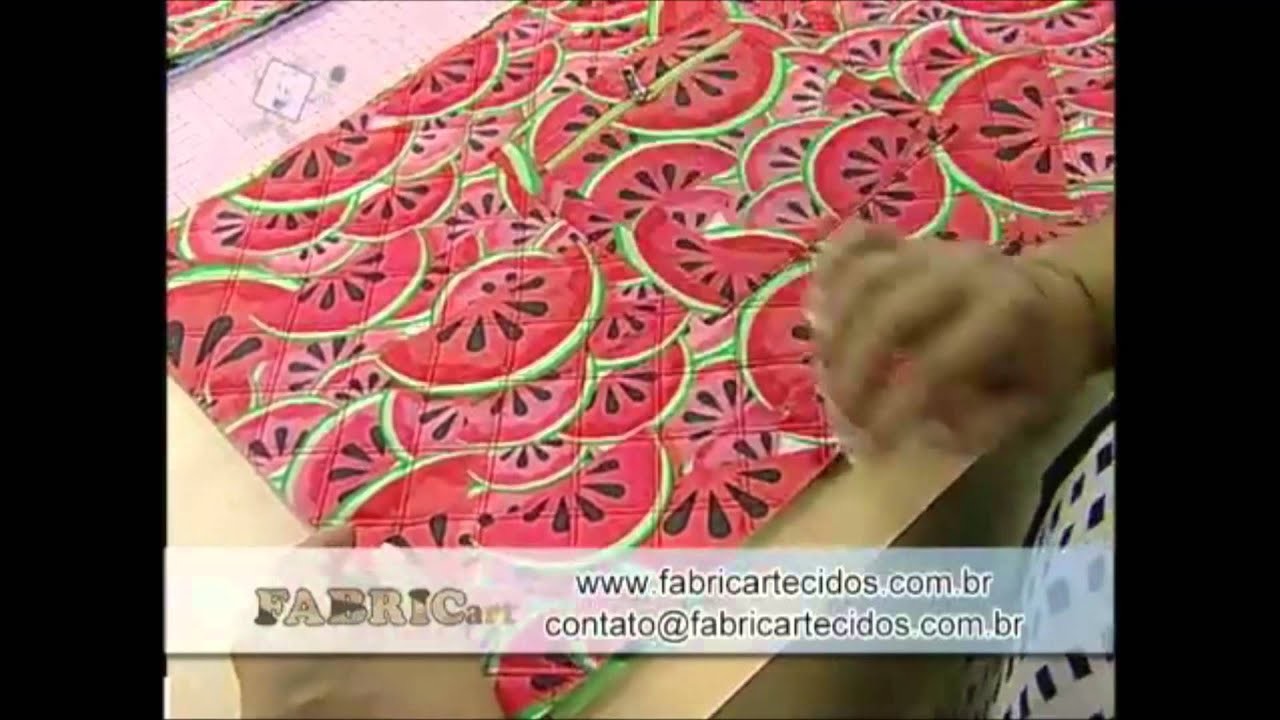 Dica Ana Cosentino: Bolsa melancia (Ateliê na TV 17.03.2014)
