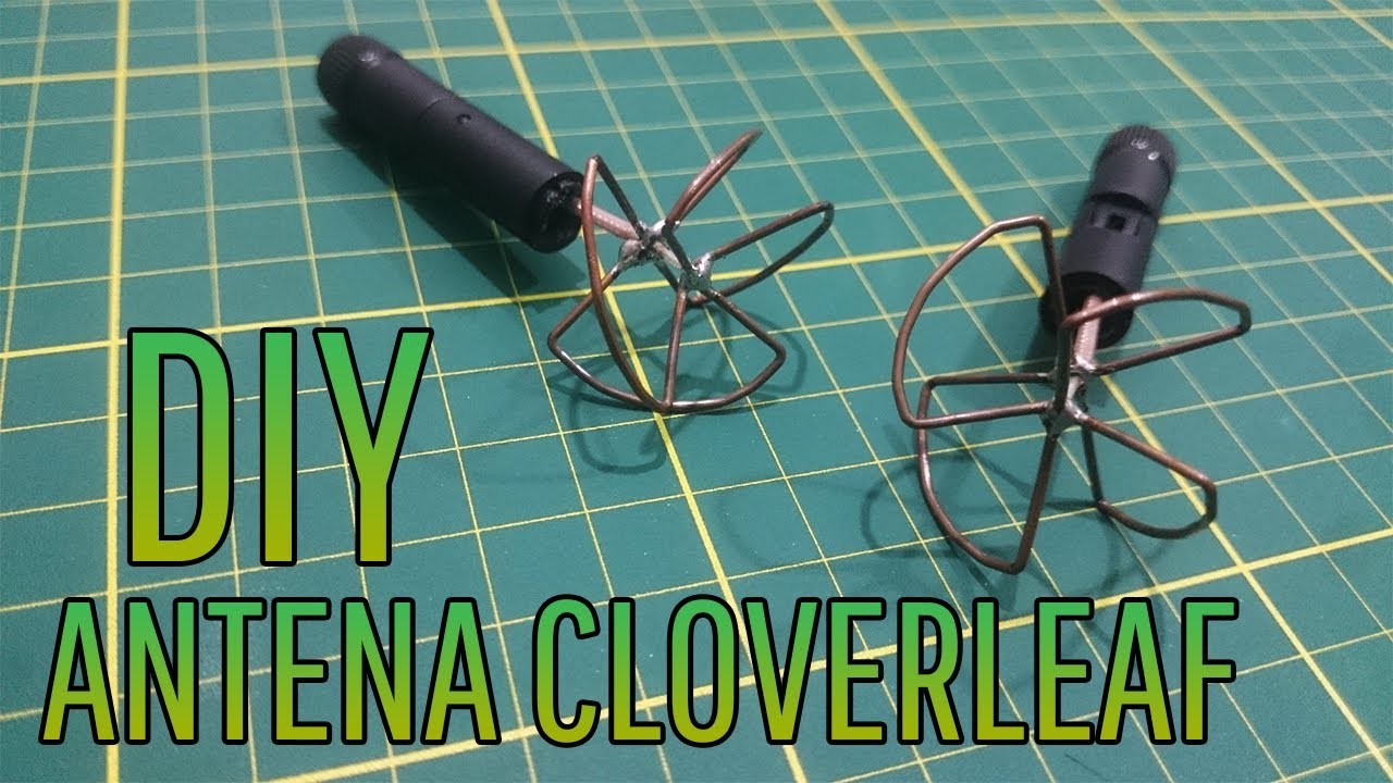 DIY Antena Cloverleaf - CP Antenna