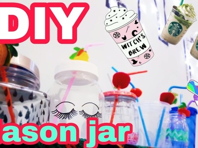 DIY | Copo tumblr | Mason jar