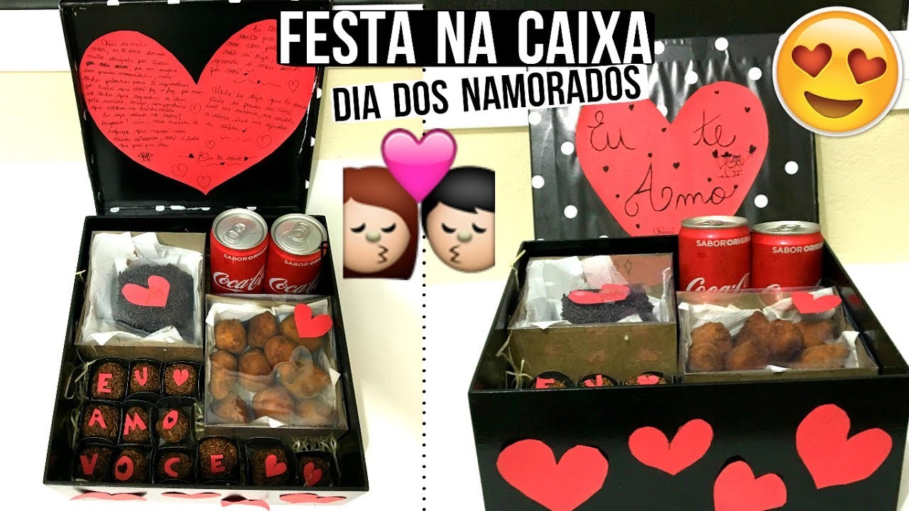 DIY: FESTA NA CAIXA (DIA DOS NAMORADOS) ♥ - Bruna Paula