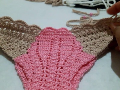 Biquíni Sereia: Calcinha - finalizando