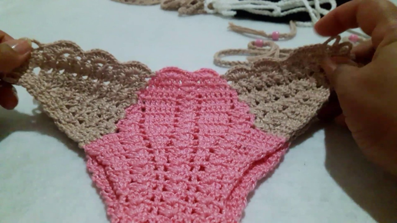 Biquíni Sereia: Calcinha - finalizando