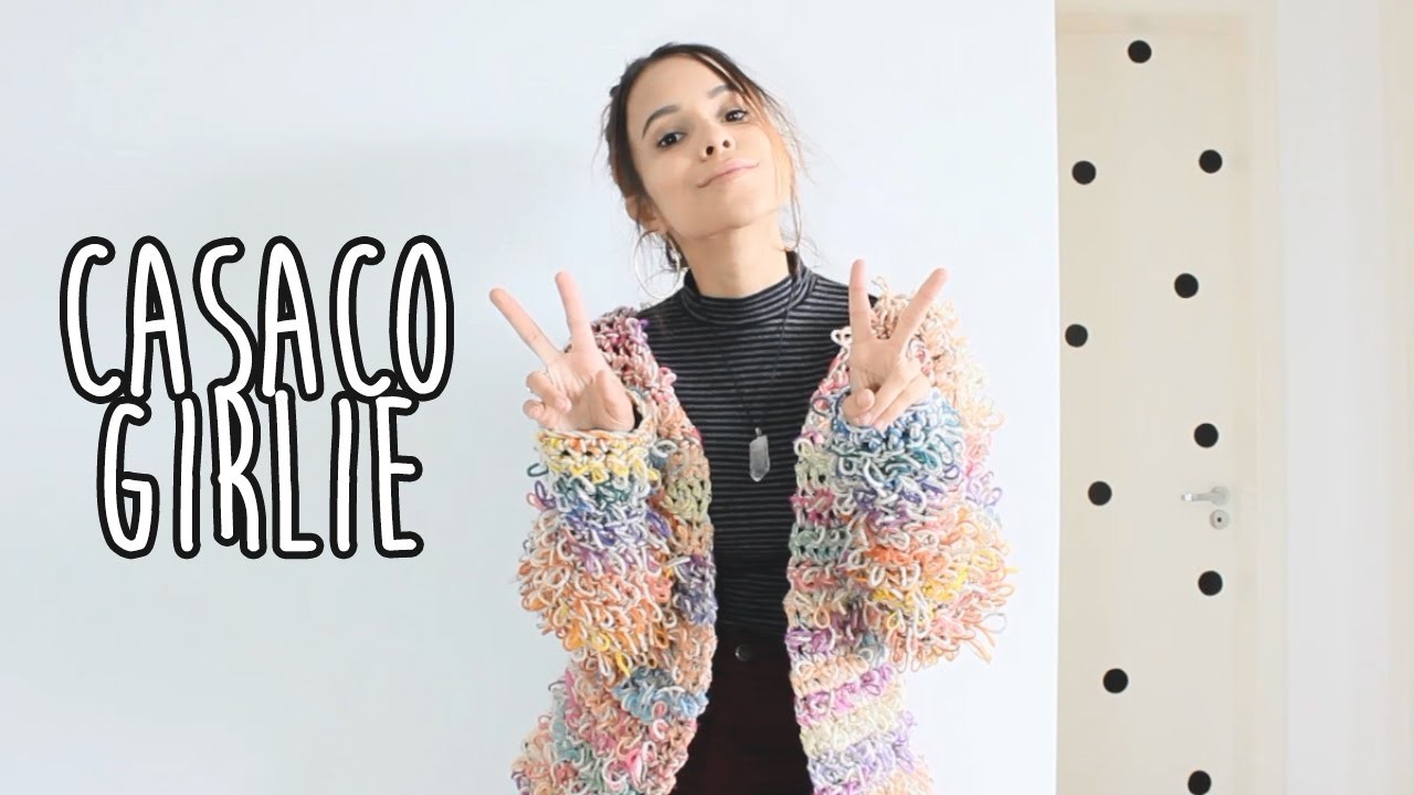 CASACO GIRLIE - Crochê