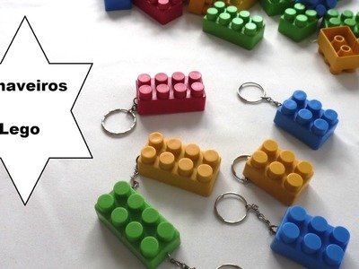 #DIY: Chaveiro lego - festa tema lego #PARTE11