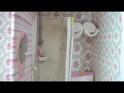 DIY: Como fazer um banheiro box para a boneca Barbie