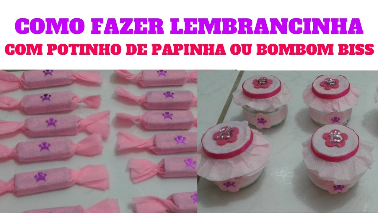 Diy: Decoração com Potinhos de Papinhas e Biss