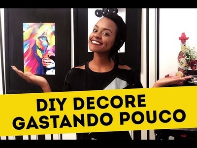 DIY DECORE GASTANDO POUCO | ESTANTE DE CAIXOTES