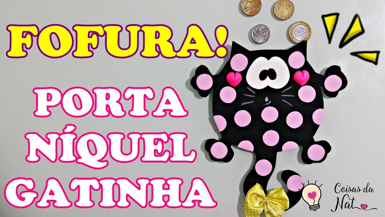 DIY: GATINHA Porta-níquel