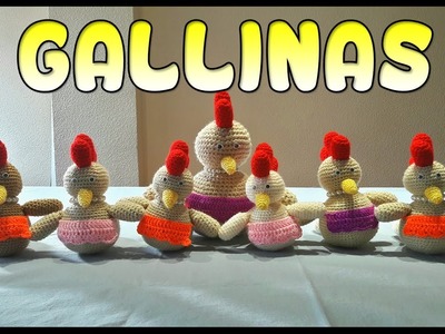 Gallinas a crochet