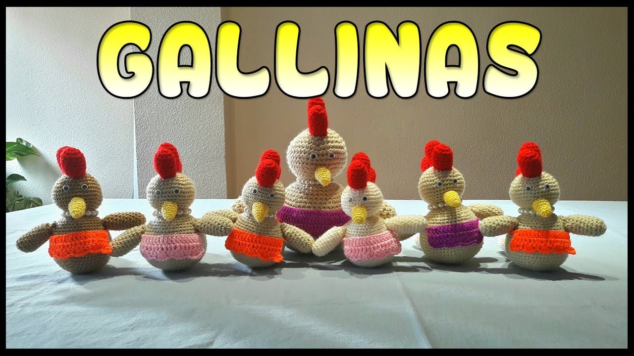 Gallinas a crochet