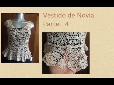 Vestido de Novia a crochet (parte 4)
