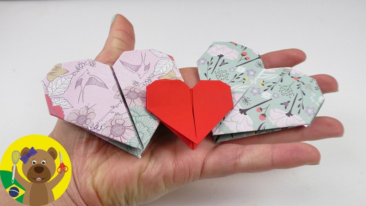 Aprenda a dobrar um coração lindo! | Ideia para dia dos namorados!