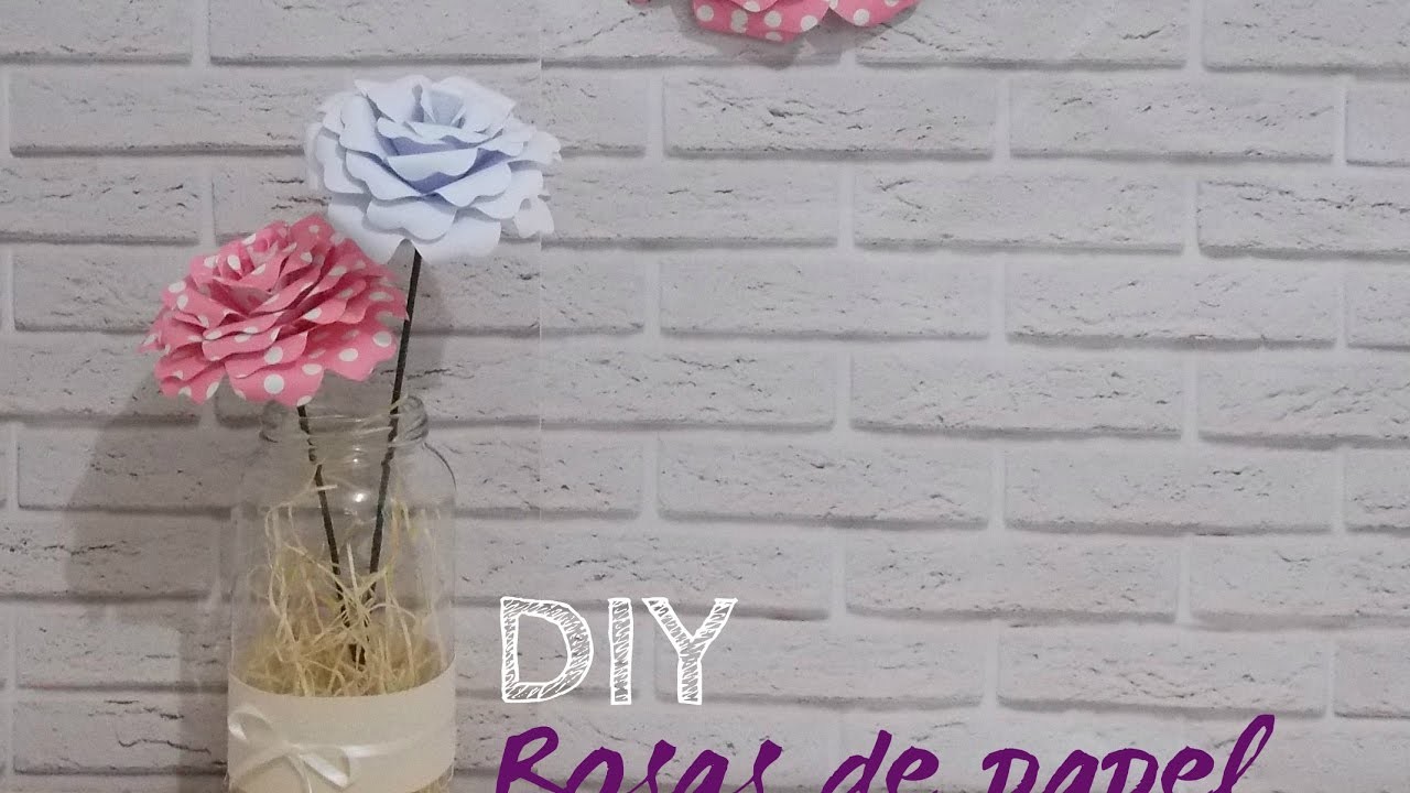 Como fazer rosas de papel