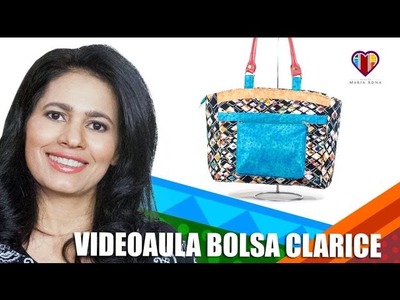 Curso - Aula 1 online em vídeo - Bolsa de tecido Clarice - Maria Adna Ateliê