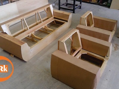 Estruturas de madeira para estofados. Wooden frame for upholstery