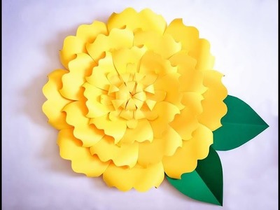 Montagem flor de papel- modelo 11