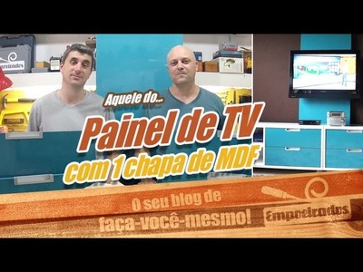 Painel de Madeira para TV: Como fazer e instalar!