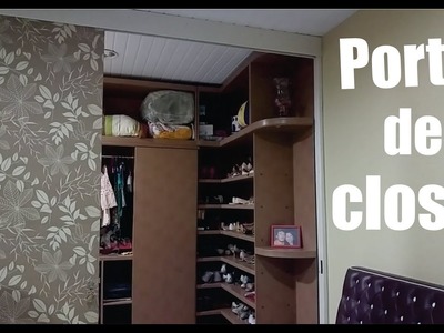 Porta deslizante para closet.  sliding door closet
