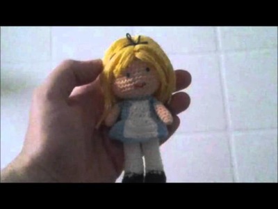 Amigurumi boneca Alice no País das Maravilhas
