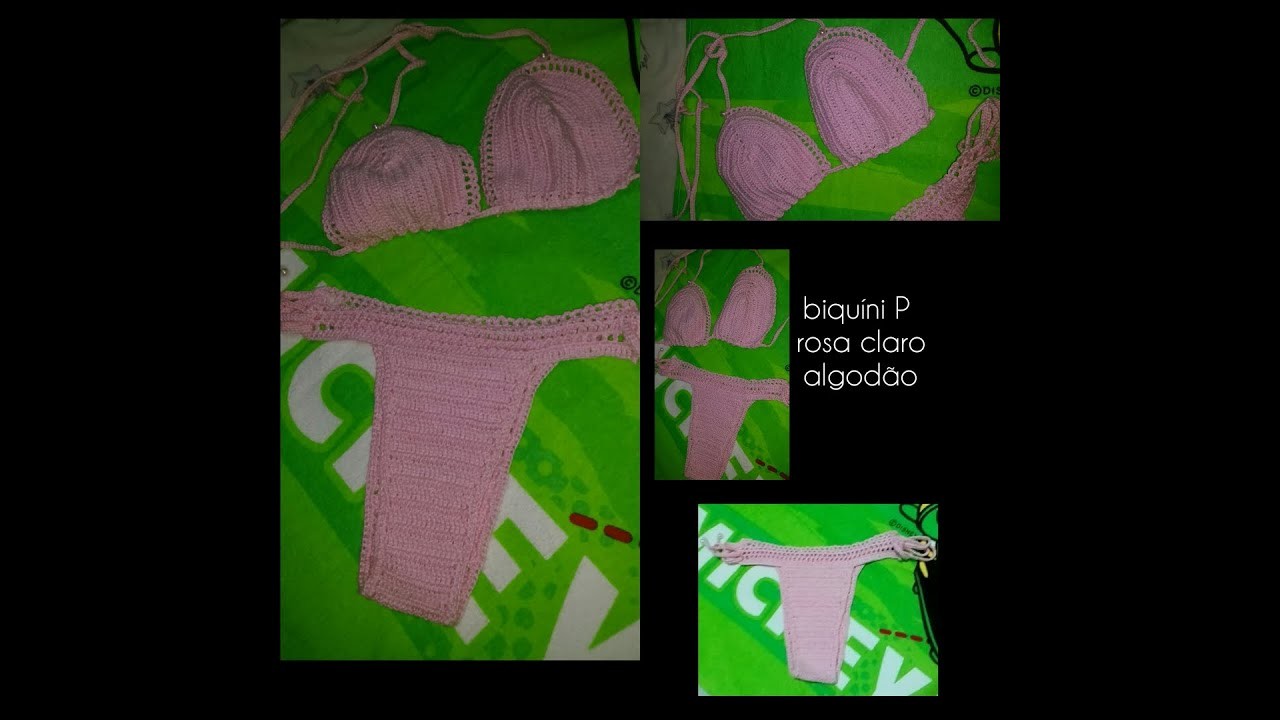 Biquíni de crochê , parte 3