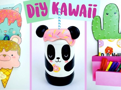 DIY KAWAII 6 ideias com material reciclado! Feat. Diy com Vivi! Por Isabelle Verona