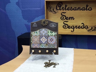 Porta-Chaves e Cartas de Azulejo Português