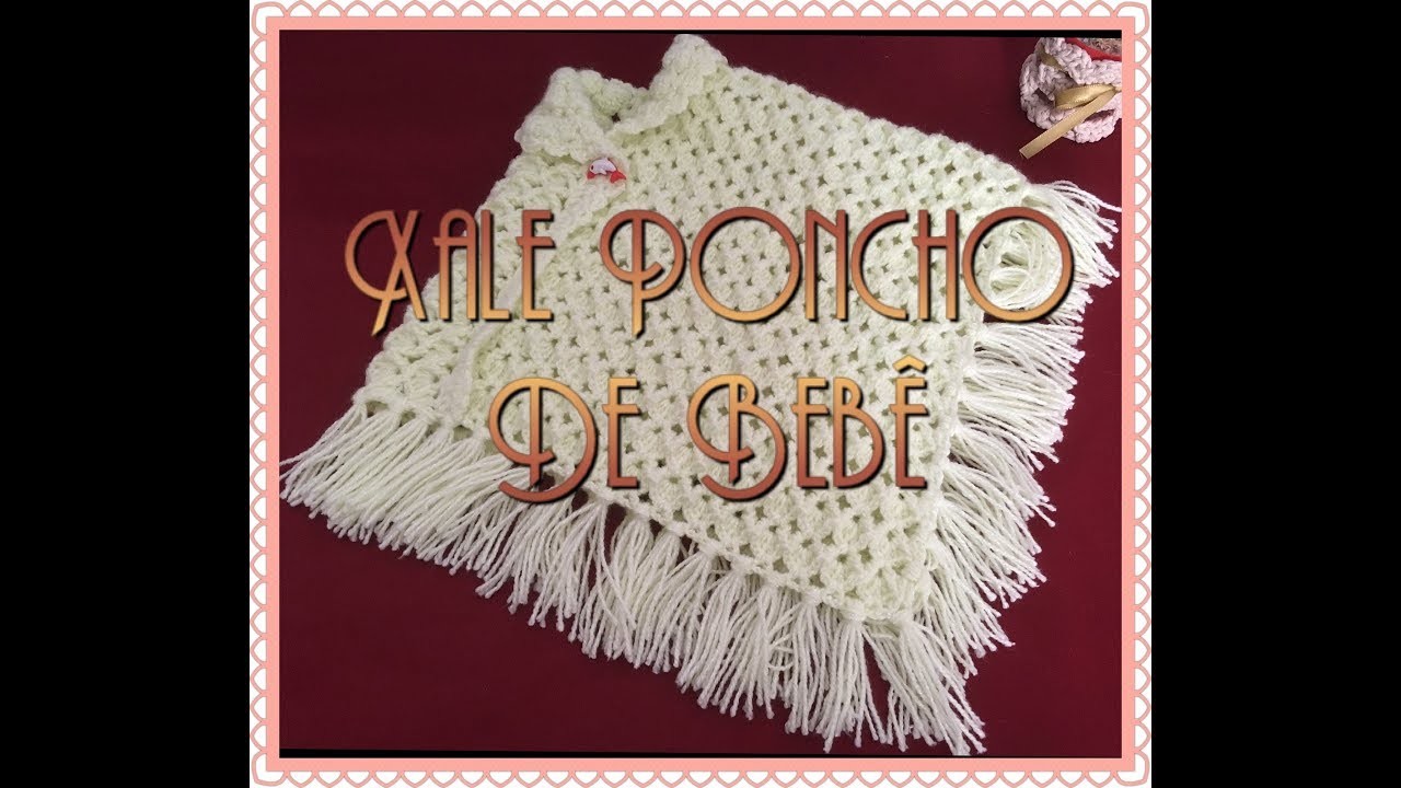 Xale Poncho de Bebê