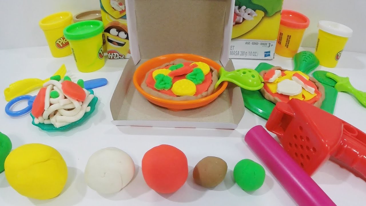 Brinquedo de Massinha Play-Doh Festa da Pizza : Party ou Fiesta da Hasbro