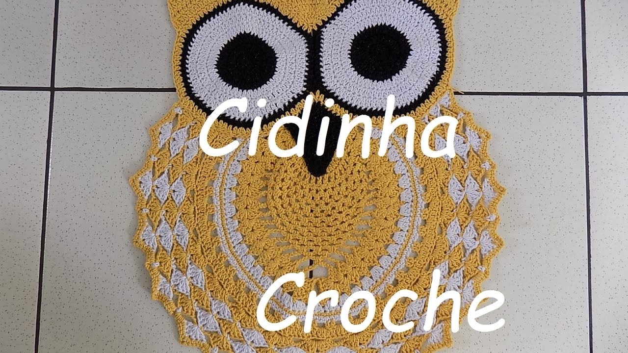 Cidinha Croche : Aprenda Fazer Coruja Em Croche -Passo A Passo Parte 3.3