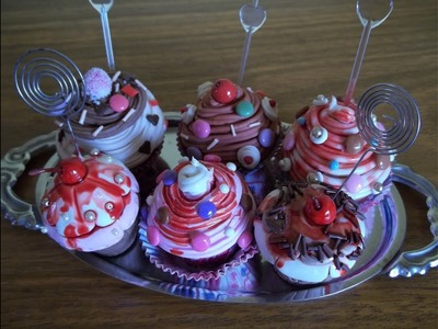 CUPCAKES CENOGRÁFICOS OU  PORTA RECADOS.