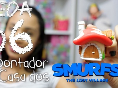 DIY - Apontador Casa dos SMURFS - Sah Passa o Passo #VEDA06