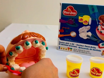 João Comilão Massinha Play-Doh Brincando de Dentista - Abrindo o Brinquedo
