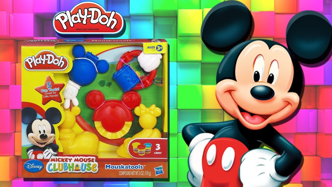 Mickey Mouse de Massinha Play-Doh Português - Brinquedo com Massinha de Modelar
