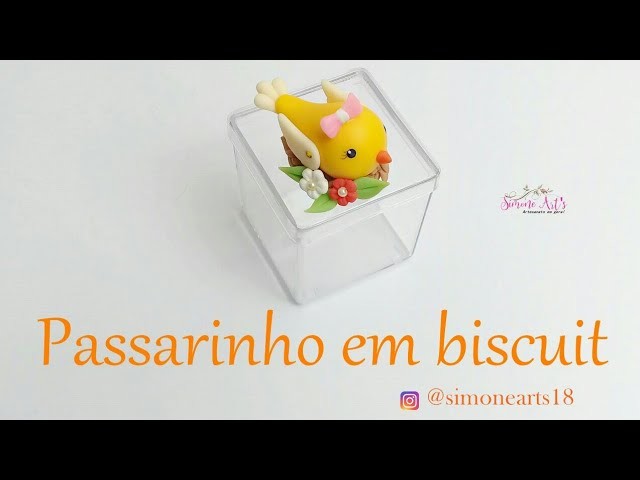 Passarinho em Biscuit
