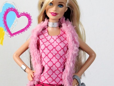 Blusa Regata para Barbie DIY (costura ou cola)