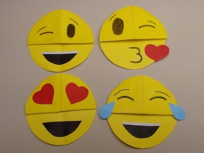 Como Fazer um Marcador de Paginas de Emojis - Coisas da Marcinha