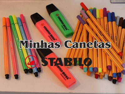 Minhas Canetas STABILO ( Especial Livros de Colorir)
