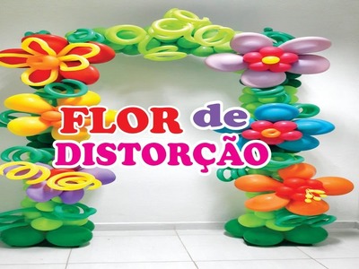 Portal Floral de Balões e Flores de Distorção.Canal juju Oliveira????????????????